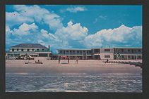 "The Surf" Motel--restaurant overlooking the Atlantic at Wrightsville Beach, N.C.